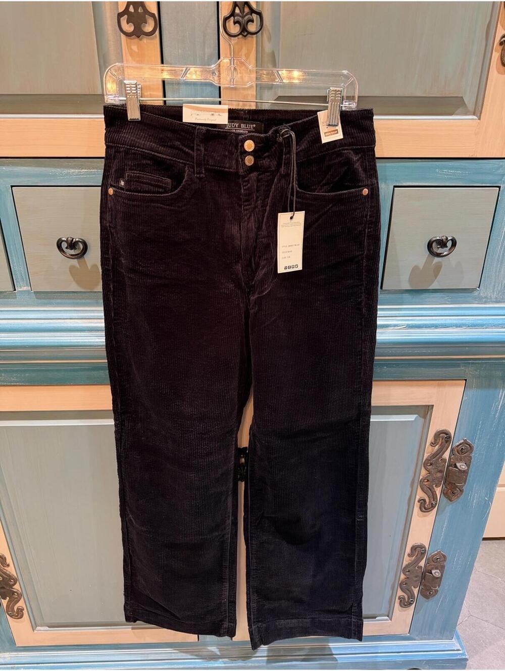 Judy Blue Black Corduroy Pants Size 7/28